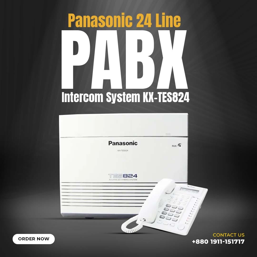 Panasonic KX-TES824 24-Line PABX up to 8 CO lines and 24 extensions